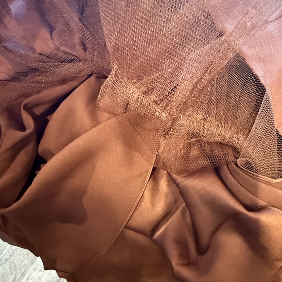 STAUD Brown Corset Mini Dress NWOT - Picture 16 of 16